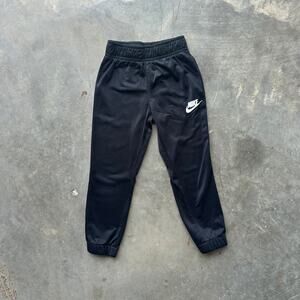 Nike Sweatpants Kids Size 4 XS Black Joggers Fleece Sportswear Club